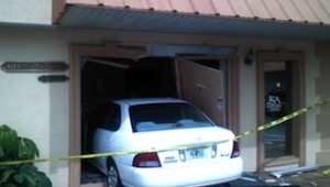 Out of Control Vehicle Crashes into Medical Building, Creates Havoc to Doctor’s Practice